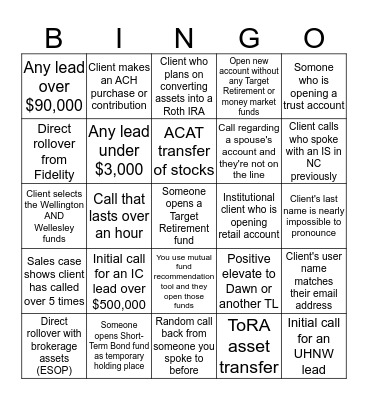 Hodge Lodge Bingo Card