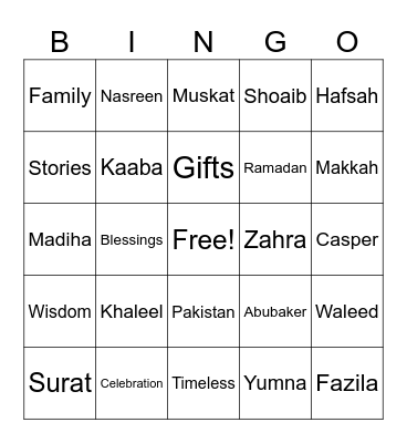 Grandpa's 95th Birthday Bingo Card