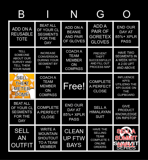 CL BINGO Card