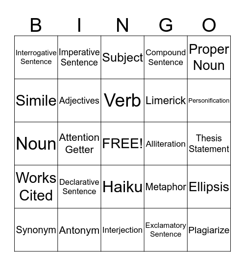 Payton Is My Best Friend (: Bingo Card