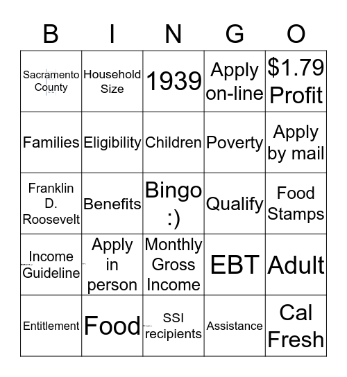 Dos Rios Bingo Card