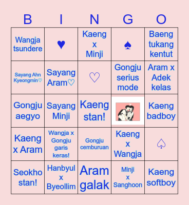 Love Revolution BINGO! Bingo Card