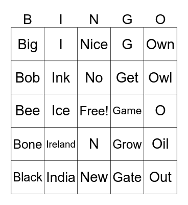 Valentine's Day Bingo Card