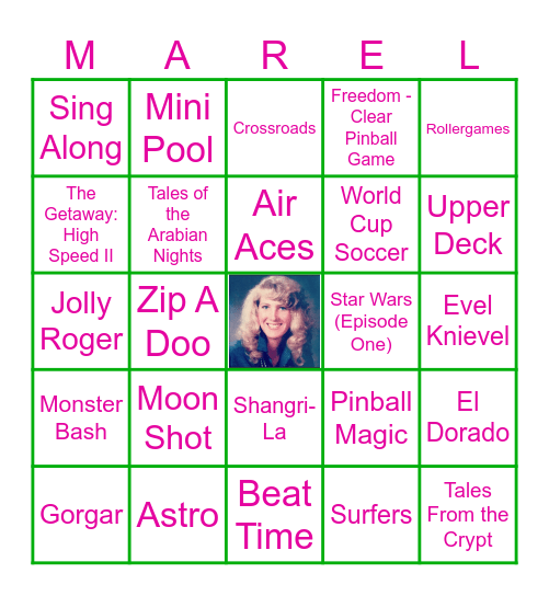PINBALL BINGO Card
