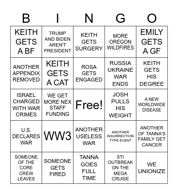2024 BINGO Card