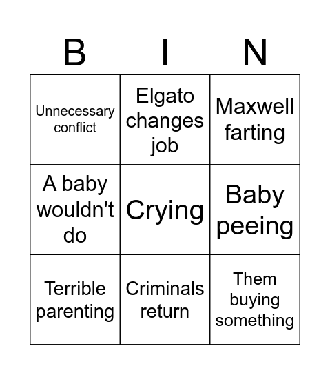 Banana Cat Bingo Card