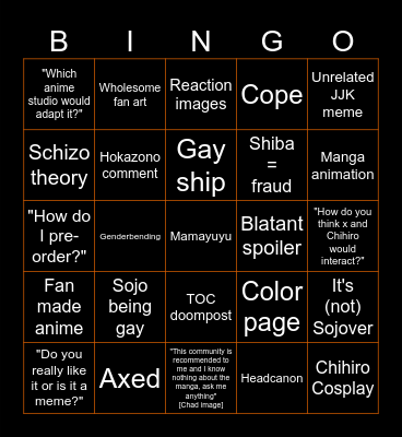 r/kagurabachi bingo Card