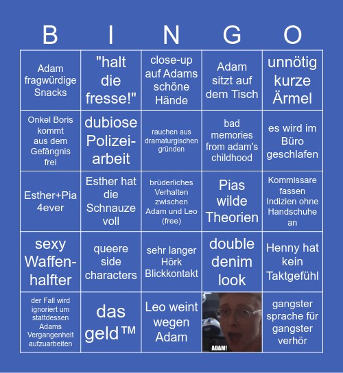 Fluch des Geldes Bingo Card