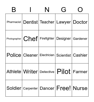 Foreign Dept BINGO! Bingo Card