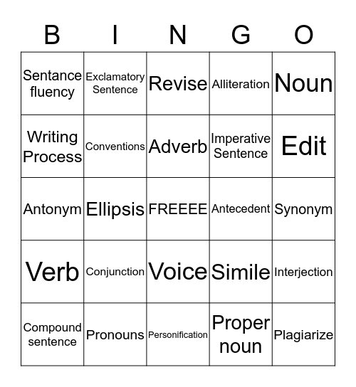 Alfalfa  Bingo Card