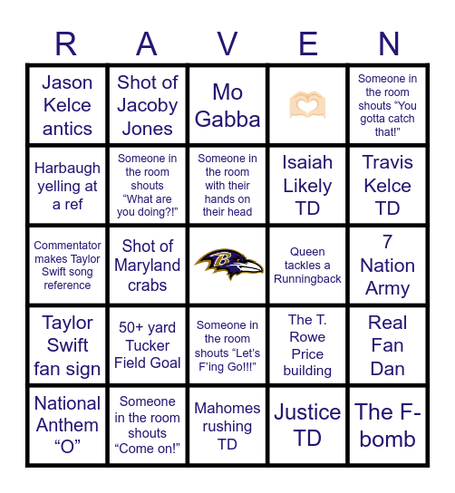 Playoff Bingo Card