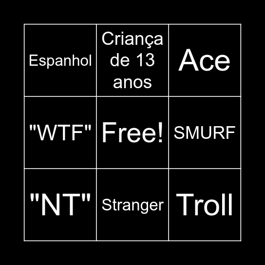 BINGO VALORANT Bingo Card