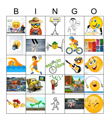 AR Verbs- 2 Bingo Card