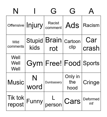 Reels Bingo Card
