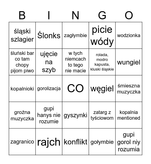 Byzuch Bingo Card