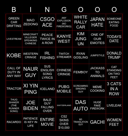 IF WE SEE MYSELF ITS INSTANT BINGO Card