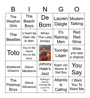 Jelly 60 jaar! Bingo Card