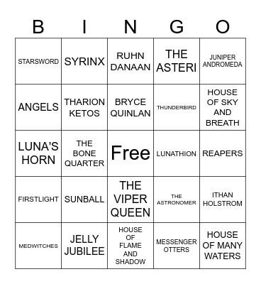 CRESCENT CITY Bingo Card