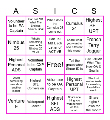 172 February Mgmt Meeting Bingo Card
