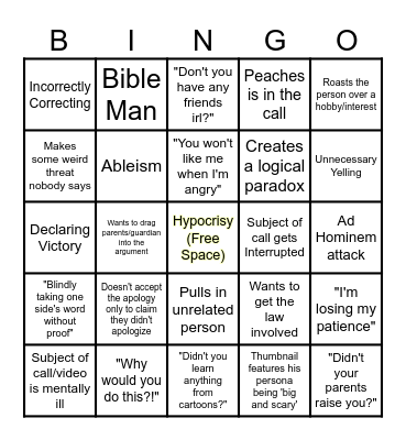 LioConvoy BINGO Card