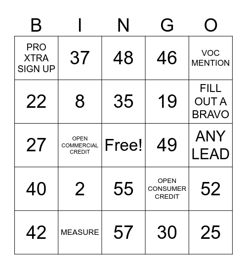 VOA PULSE CELEBRATION Bingo Card