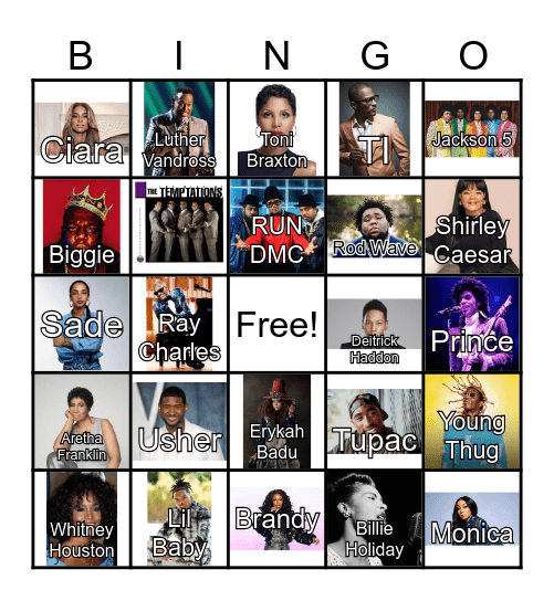 BOOM BOOM BINGO Card