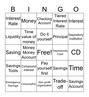 5.01 and 5.02 Terms Bingo Card