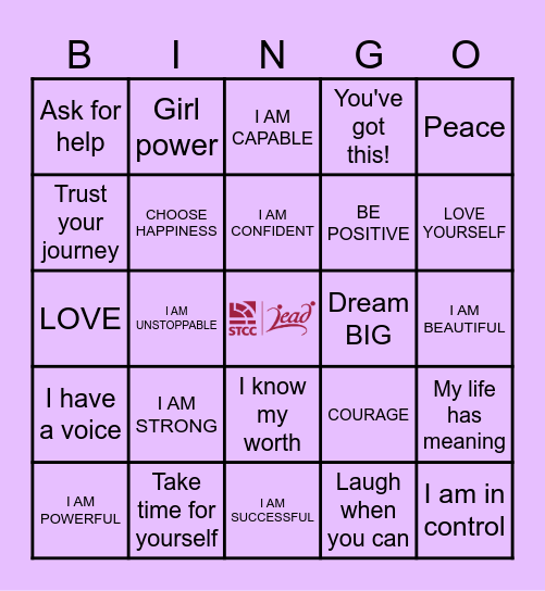 STRONG WOMEN LEAD! Bingo Card