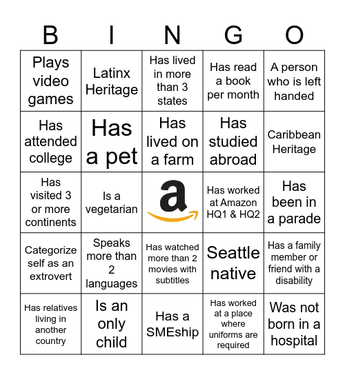 SKO DEI BINGO Card