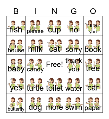 ASL Bingo Card