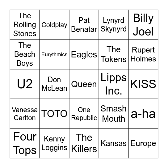 Game1 Bingo Card