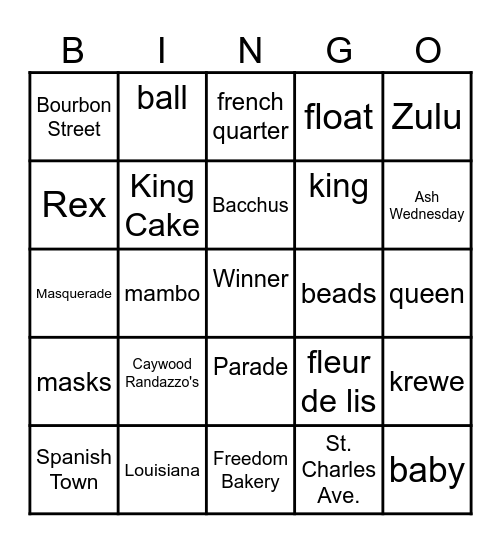 MEMBERSHIP MAMBO Bingo Card