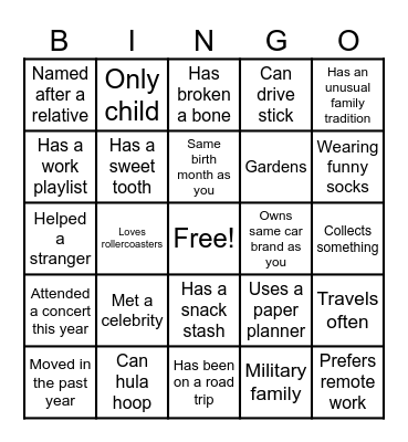 Galentine's Bingo Card
