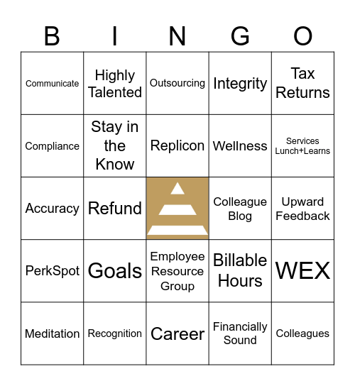 Busy Season Bingo Card