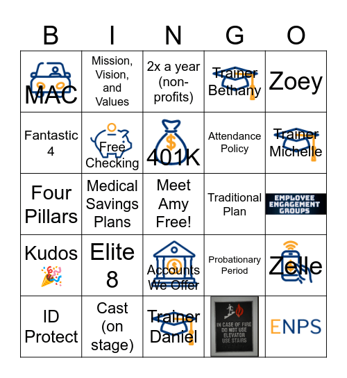 AZFCU Bingo Card