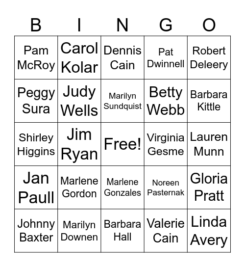 Solos Club Casino Trip Bingo Card