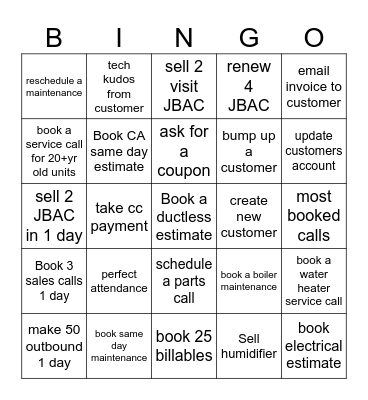 CSE BINGO Card