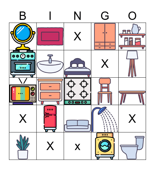 La casa Bingo Card