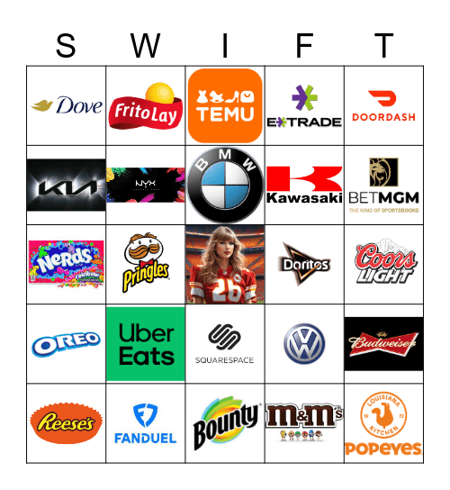 In Our Super Bowl Era Bingo Card