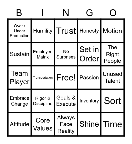 Lab BINGO '24 Bingo Card