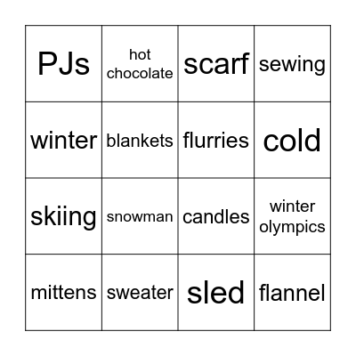 Jamboree Bingo Card