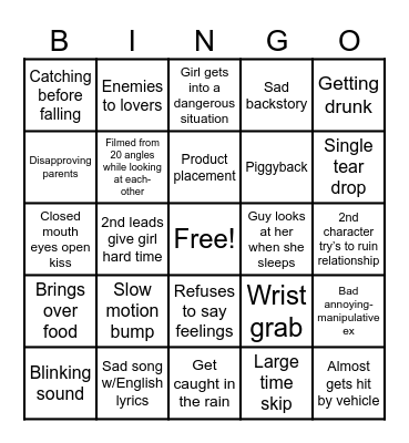 🎏 K DRAMA 🍡 Bingo Card