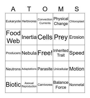 Supernova Day Bingo 2 Bingo Card