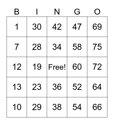 Alyssa Marie 😁 Bingo Card