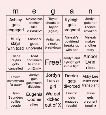 2024 Bingo Card