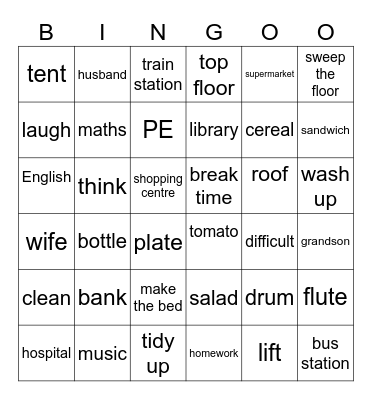 The greatest bingo of all time Bingo Card