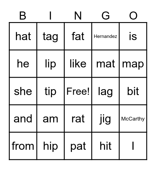 January 31, 2024 Bingo Card