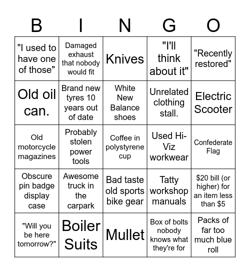 The Haggis BINGO Card