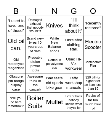 The Haggis BINGO Card
