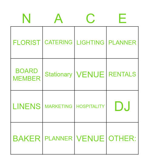 March Match Bingo Card
